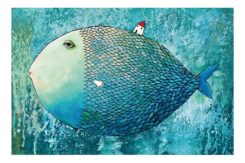 Rompecabezas 1000 Piezas Hao Xiang Pez Fantasía Horizontal 50x70cm