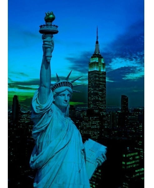 Puzzle Tomax Estatua Libertad New York Iluminado 1000 Piezas