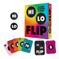 Gamewright - Hi Lo Flip - Un Juego de Cartas de altibajos y Bajos, Multicolor, 8 x 6.5 x 1.9 Pulgadas