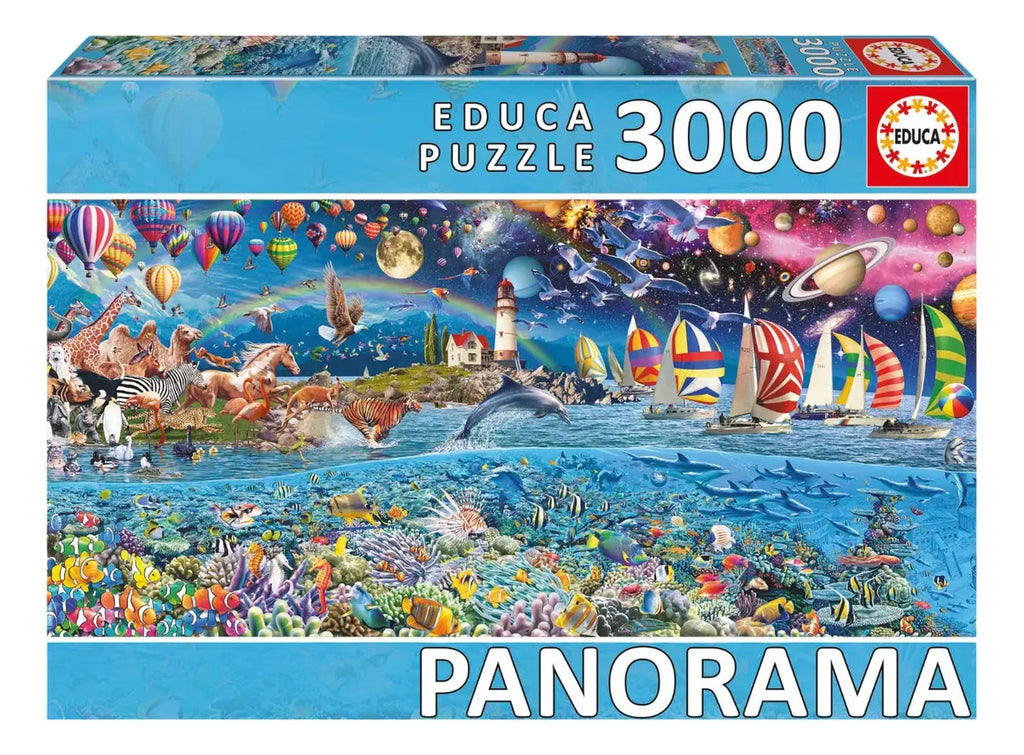 Rompecabezas 3000 Piezas Vida Panorama Educa