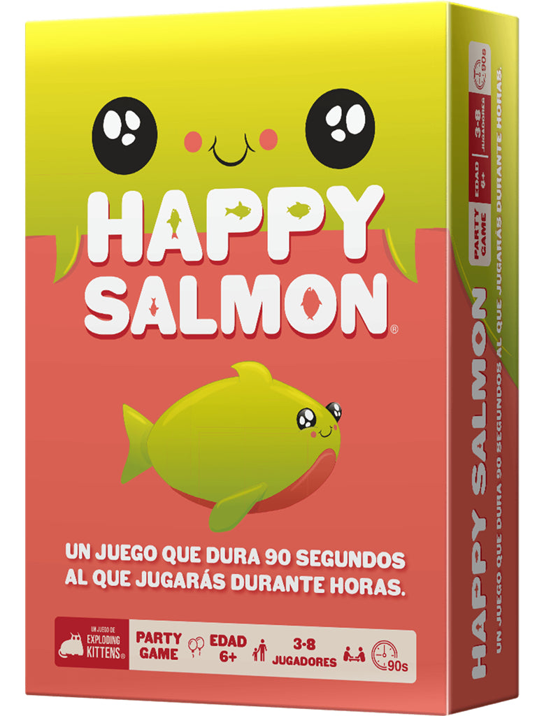 Happy Salmon Juego De Cartas Rápido Y Divertido Para 3 A 6 Jugadores Ideal Para Familias Y Reuniones