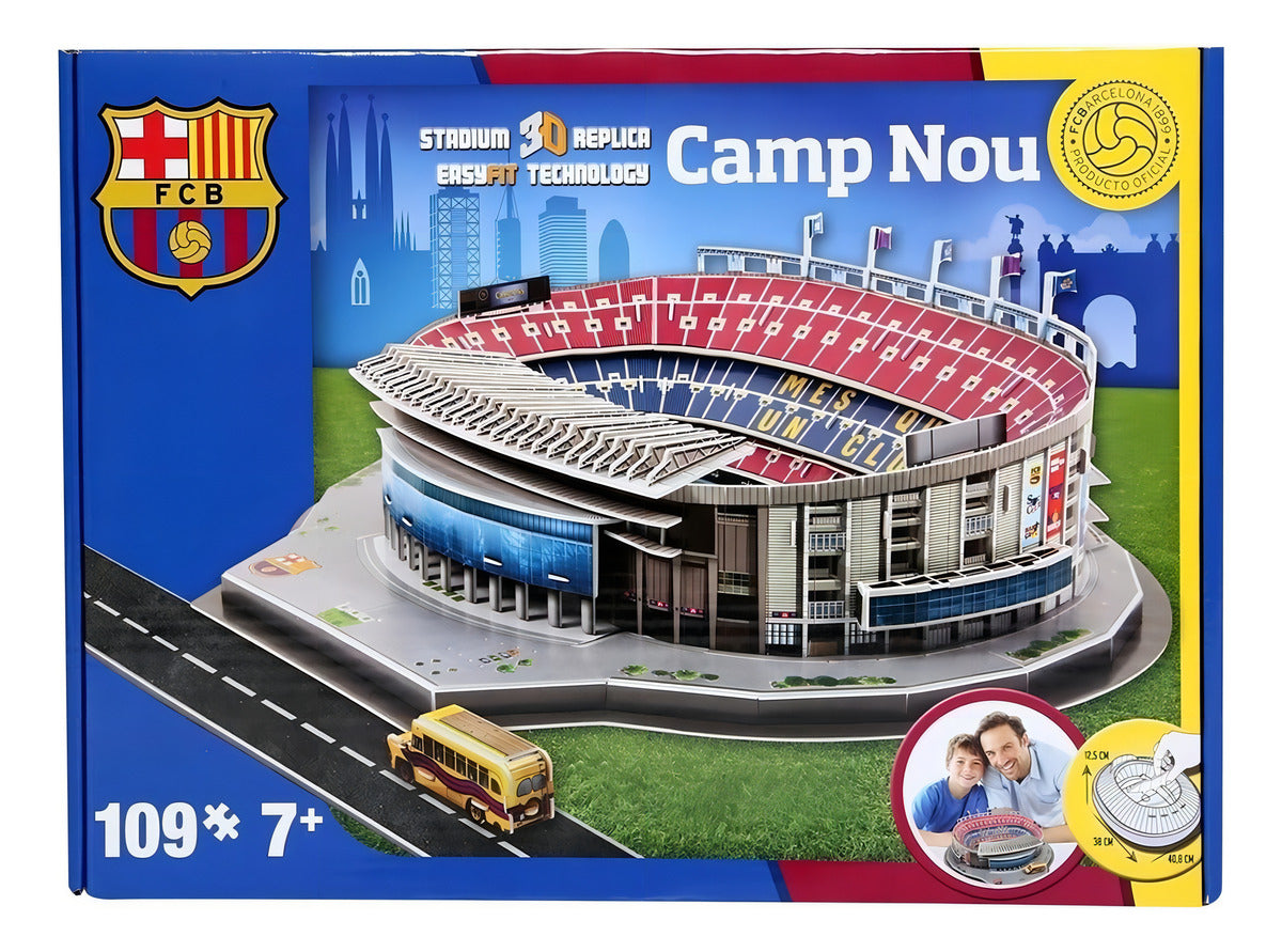 Rompecabezas 3d Nanostad Estadio Camp Nou Barcelona Laliga