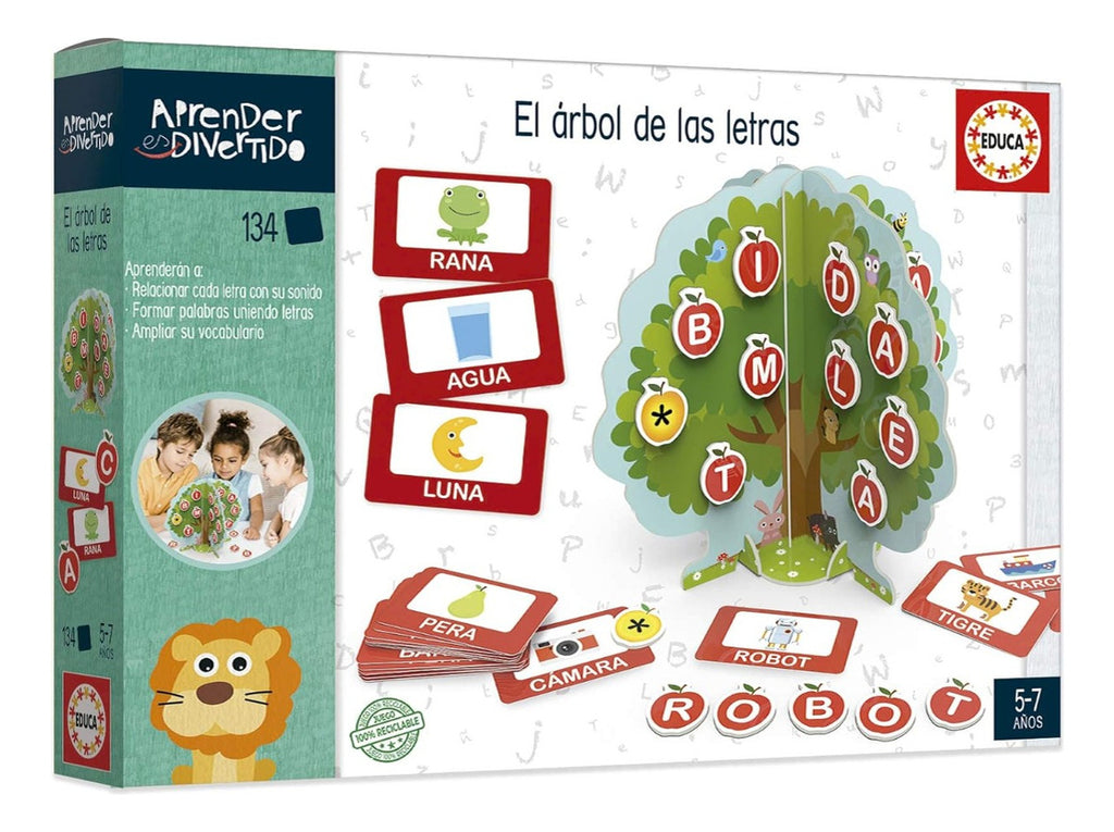Juego Aprender Es Divertido Árbol De Las Letras Educa 18703