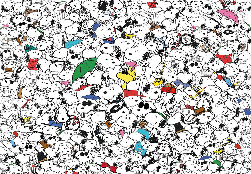 Rompecabezas Snoopy Imposible 1000 Pz Clementoni Italia