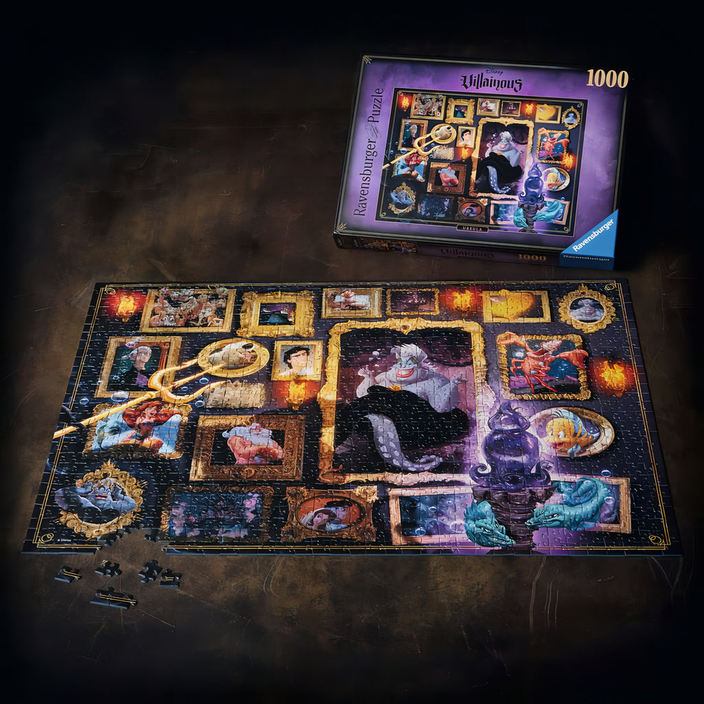Rompecabezas Ravensburger Villainous Ursula 1000 Piezas 14