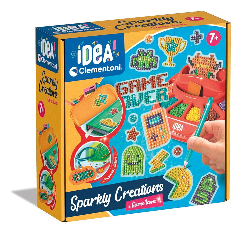 Clementoni Idea Sparkly Creations Game Icons Juego Creativo