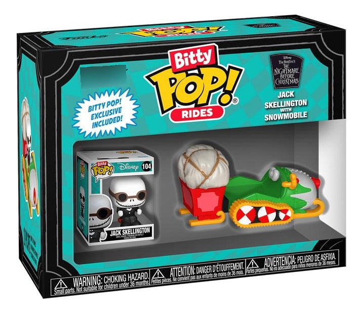 Funko Bitty Pop Rides! Jack Skellington With Snowmobile