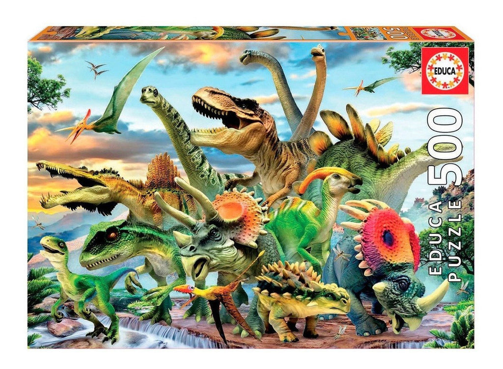 Rompecabezas Puzzle Educa 500 Piezas Dinosaurios 17961