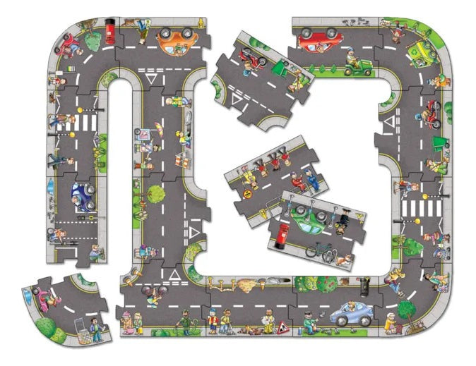 Rompecabezas Carretera Gigante Giant Road Orchard Toys 20 Pz