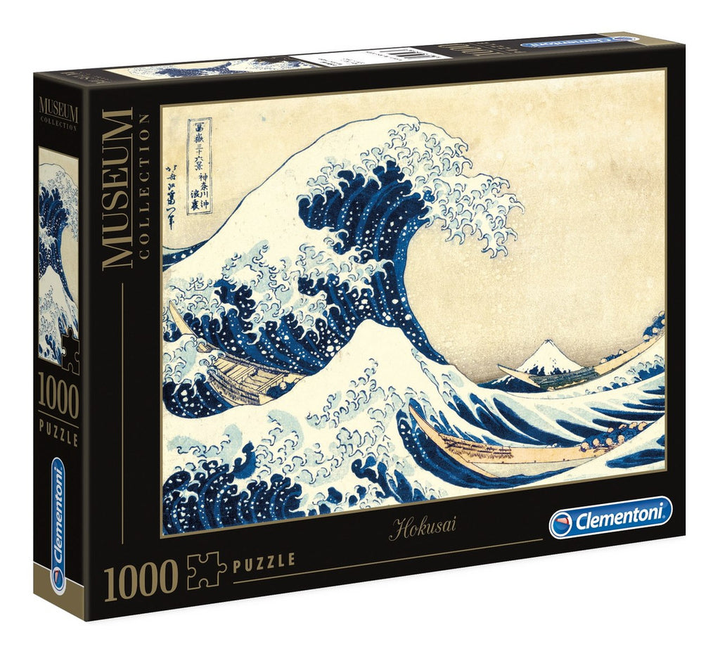 Puzzle Clementoni Hokusai - La Gran Ola - 1000 Piezas