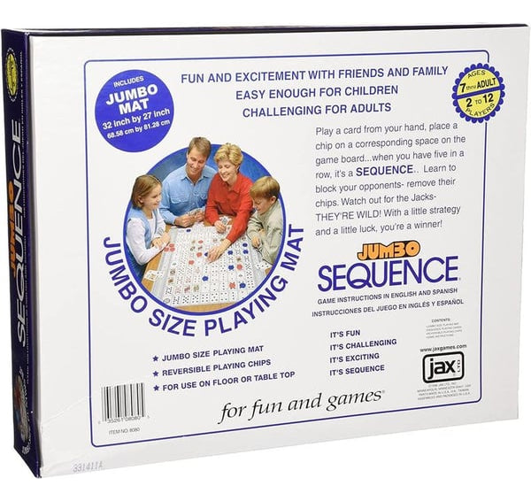 Juego De Mesa Jax Goliath Jumbo Sequence Estrategia Edad 8