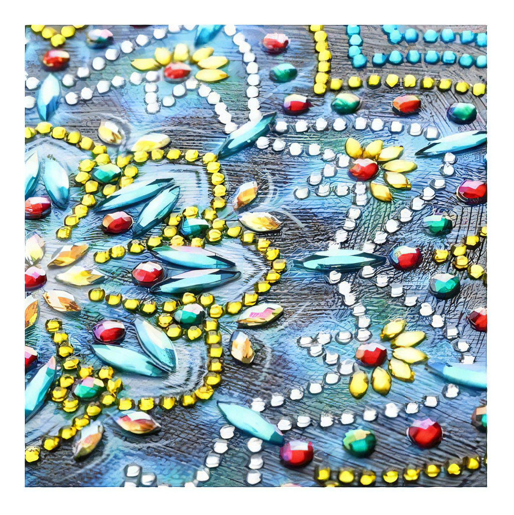 Lienzo Kit Pintura Con Diamantes Mandala 2 Grupo Educar