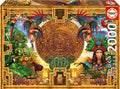 Montaje Calendario Azteca Maya Rompecabezas 2000 Pzas Educa