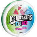ICE BREAKERS DUO Mentas con sabor a sandía (paquete de 4)