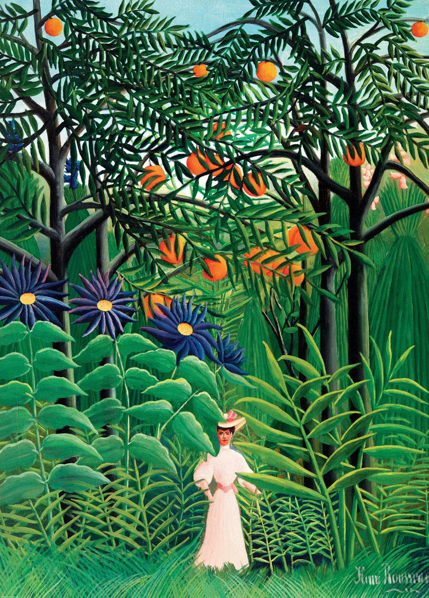 Rompecabezas Eurographics Mujer En El Bosque Rousseau 1000pz