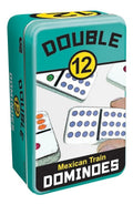 Domino Tren Mexicano Doble 12 Caja Metálica University Games
