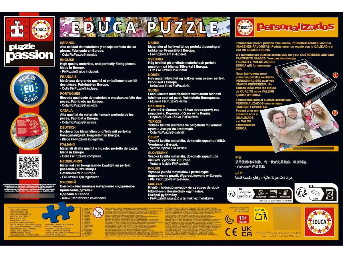 Rompecabezas Collage De Colores 500 Piezas Educa