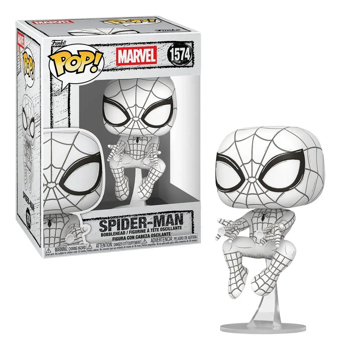Funko Pop Marvel: Marvel Sketched - Spider-man
