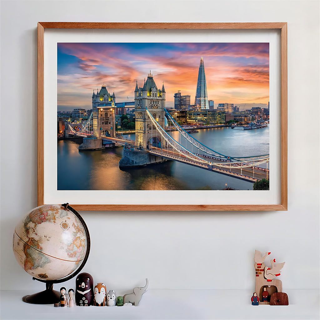Rompecabezas Marca Clementoni , Modelo Londres Al Atardecer