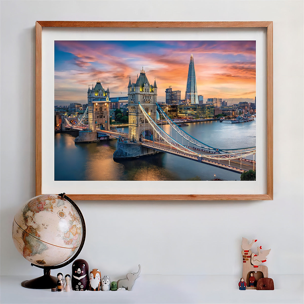 Rompecabezas Marca Clementoni , Modelo Londres Al Atardecer