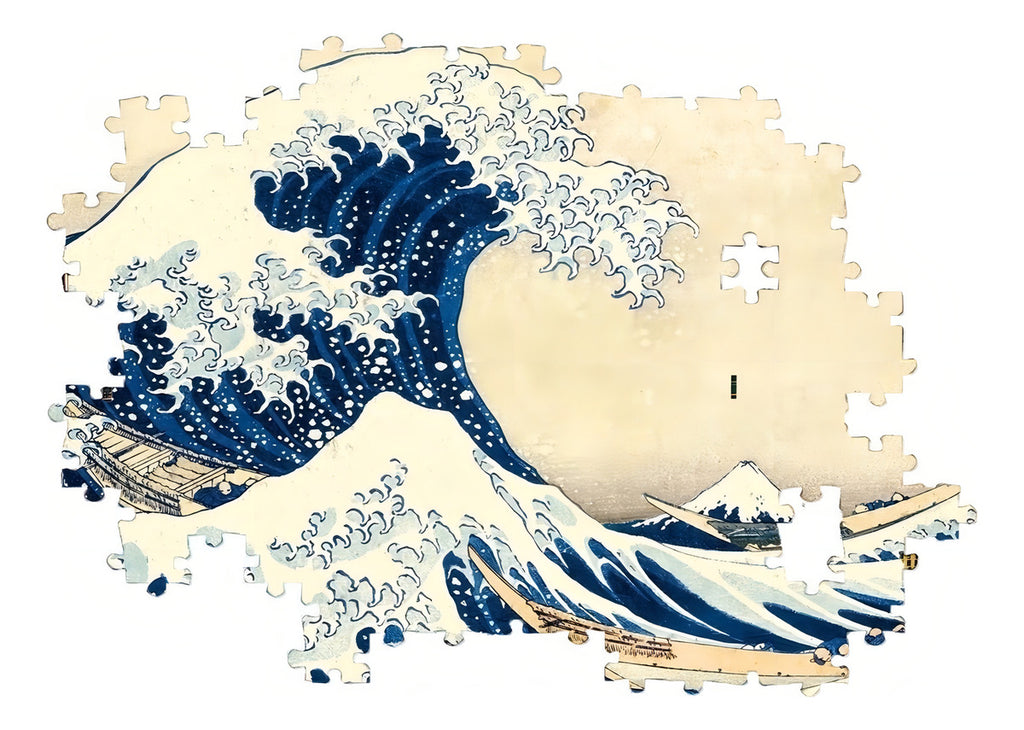 Puzzle Clementoni Hokusai - La Gran Ola - 1000 Piezas