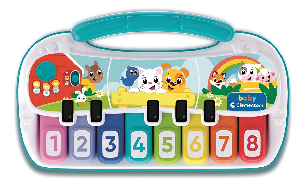 Baby Clementoni Piano Animales Juguete Música Educativo