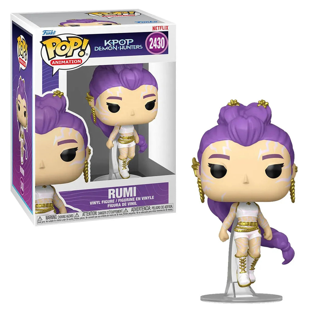 Funko Pop Animation: K-Pop Demon Hunters - Rumi atuendo blanco