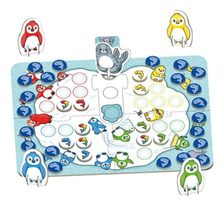 Juego Tipo Lotería Hungry Little Penguins Orchard Toys
