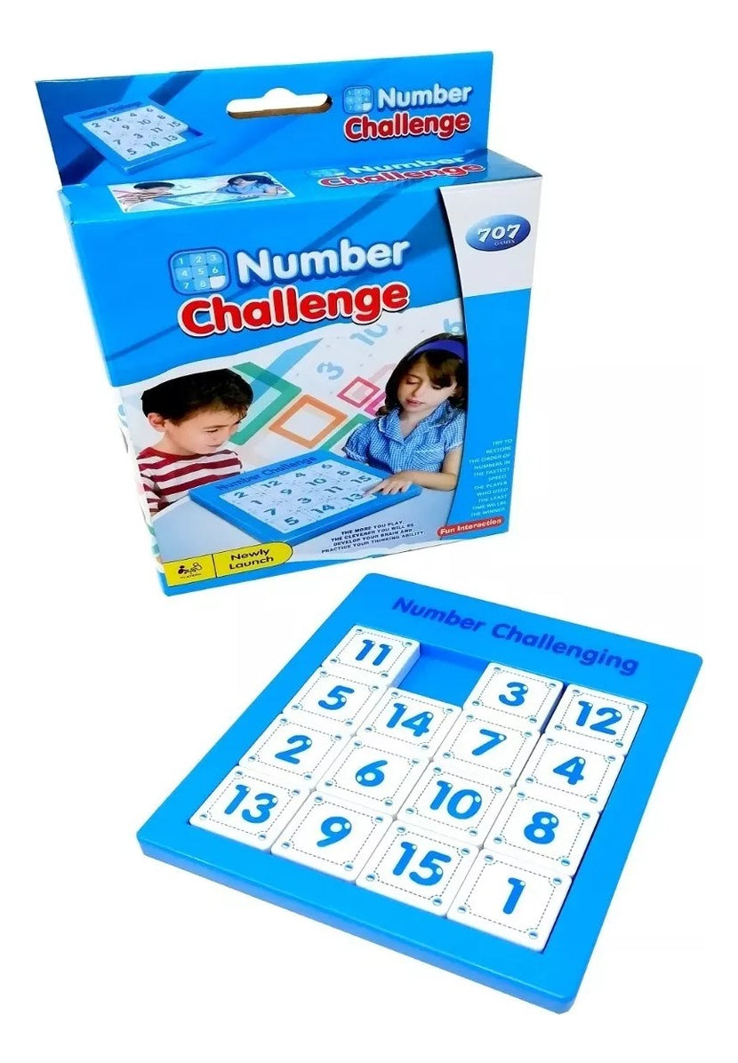Number Challenge Juego De Mesa Reta Números