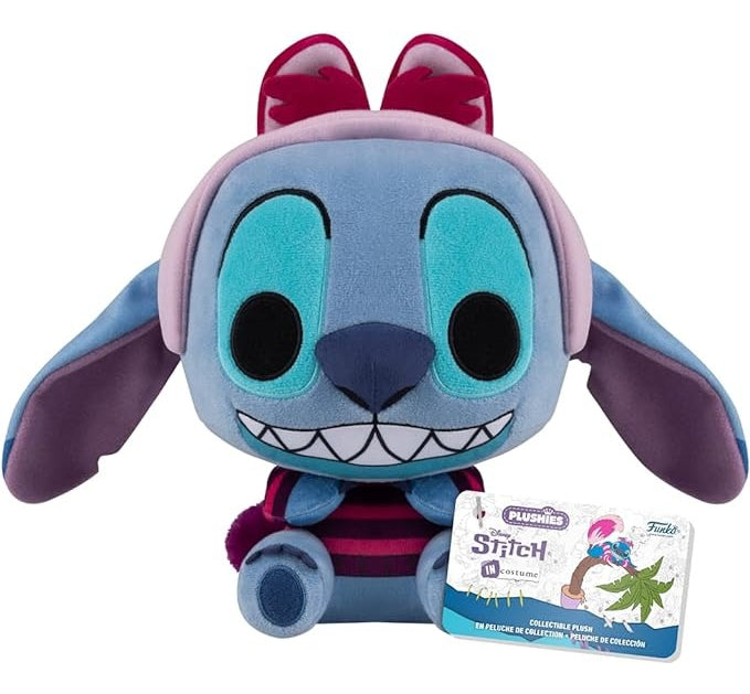 Peluche Funko Plush Stitch Como Gato Rosa Chicle 18cm