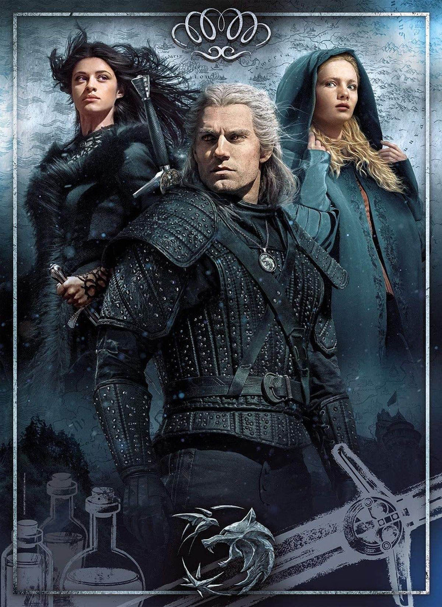 Rompecabezas Geralt The Witcher 1000 Pz Clementoni Netflix