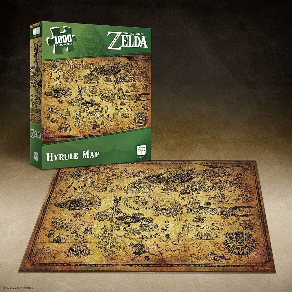 Legend Of Zelda Hyrule Map Rompecabezas 1000 Piezas