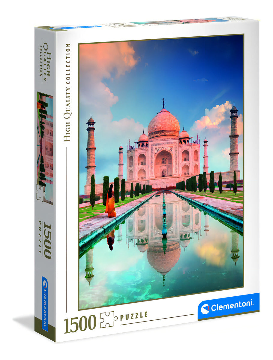 Taj Mahal India Rompecabezas 1500 Pz Clementoni Arquitectura