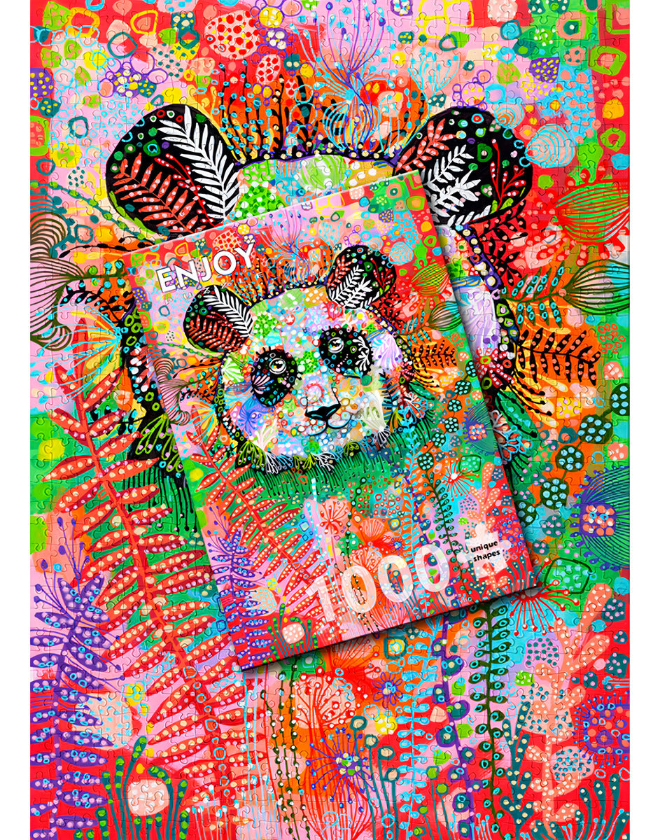 Rompecabezas Enjoy 1000 Piezas Panda Enigmático