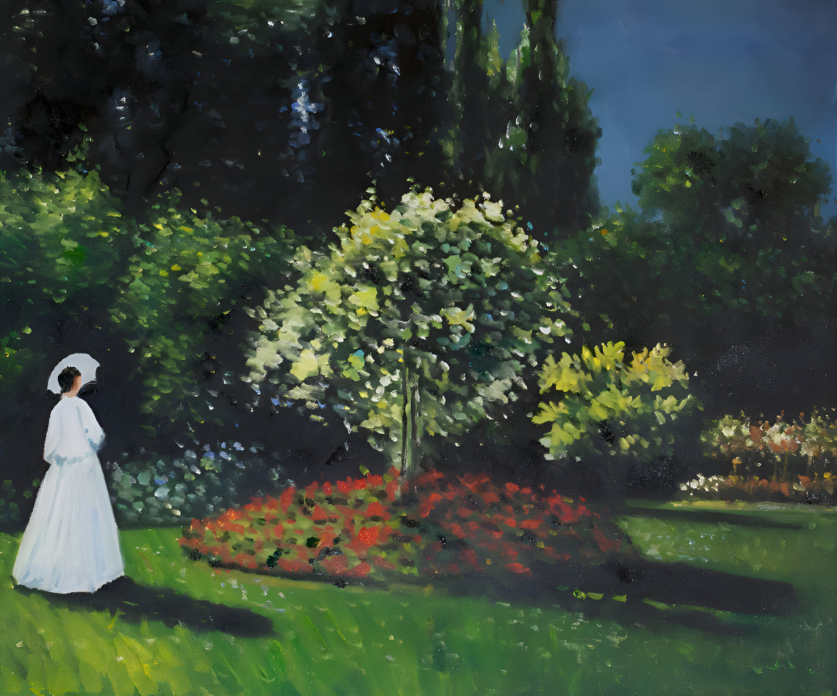 Dama Jardín Claude Monet Mini Rompecabezas 1000 Piezas Tomax