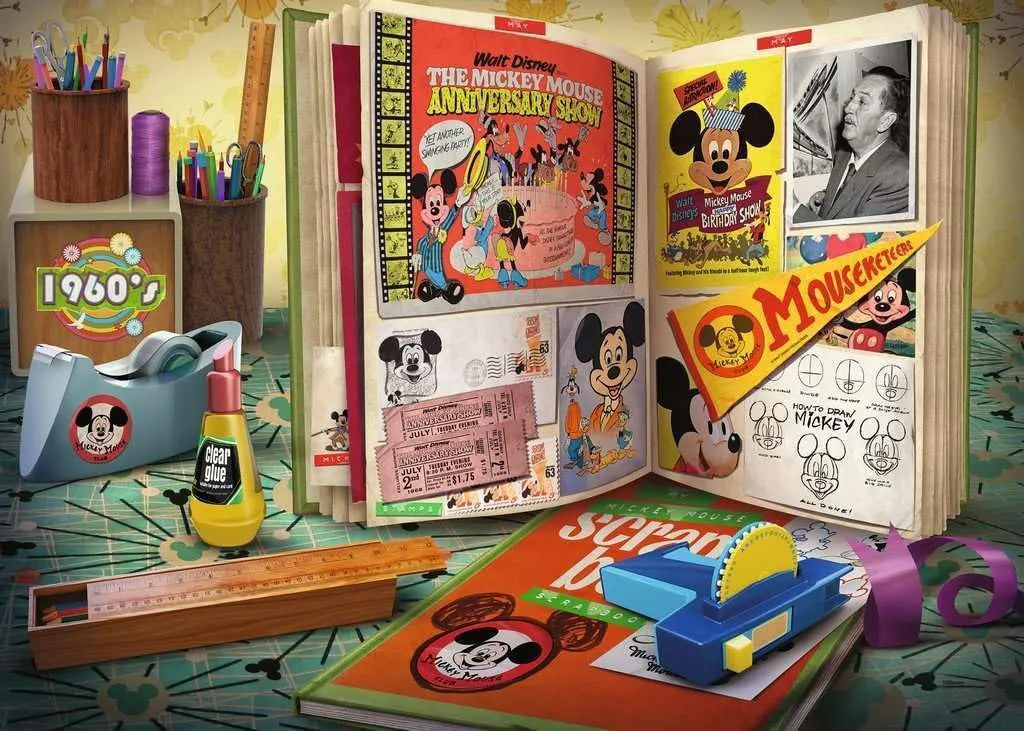Rompecabezas Ravensburger 1960 Mickey Moments 1000 Piezas