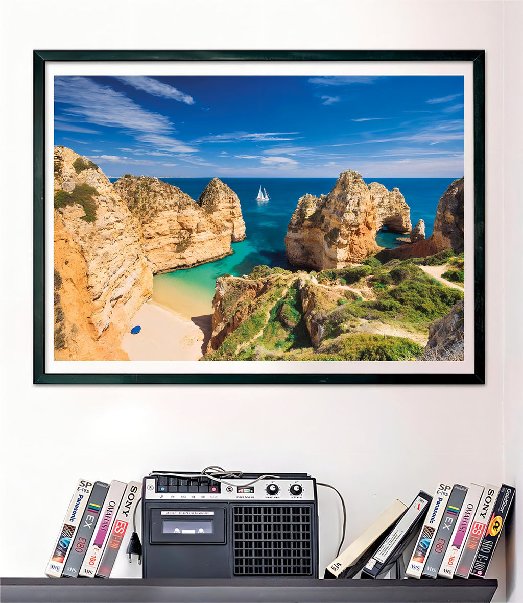 Rompecabezas Adultos 1000 Piezas Paisaje Bahía De Algarve