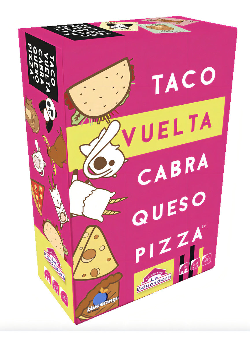 Taco Vuelta Cabra Queso Pizza - Juego De Mesa En Español