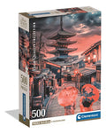 Rompecabezas 500 Piezas Calles De Kioto Japón Clementoni