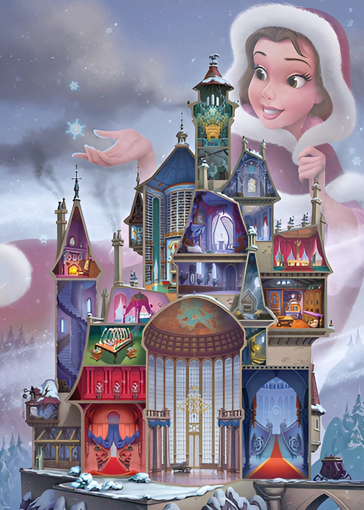 Rompecabezas Disney Castillo Bella Bestia 1000p Ravensburger