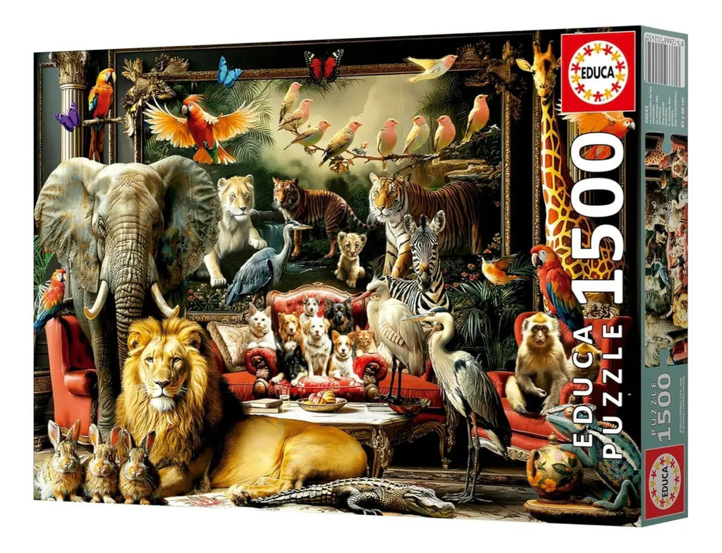 Rompecabezas 1500 Piezas Mansion De Animales