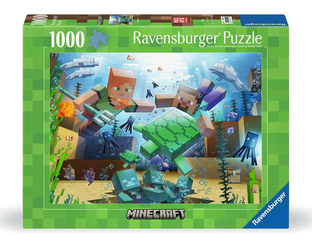 Rompecabezas Minecraft Mosaic Ravensburger 1000 piezas