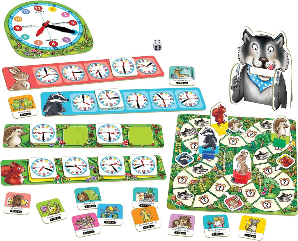 Juego De Mesa La Hora What's The Time Mr. Wolf? Orchard Toys