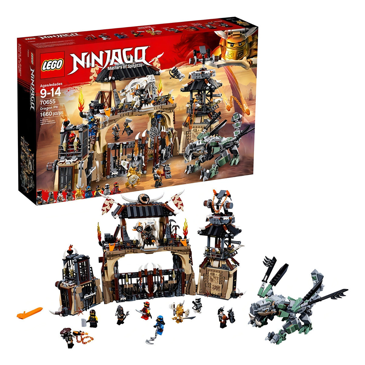 Lego Ninjago 70655 Pozo Del Dragon Masters Of Spinjitzu