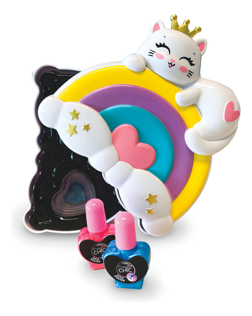 Maquillaje Infantil Cofre Arcoiris Lip Crazy Chic Clementoni