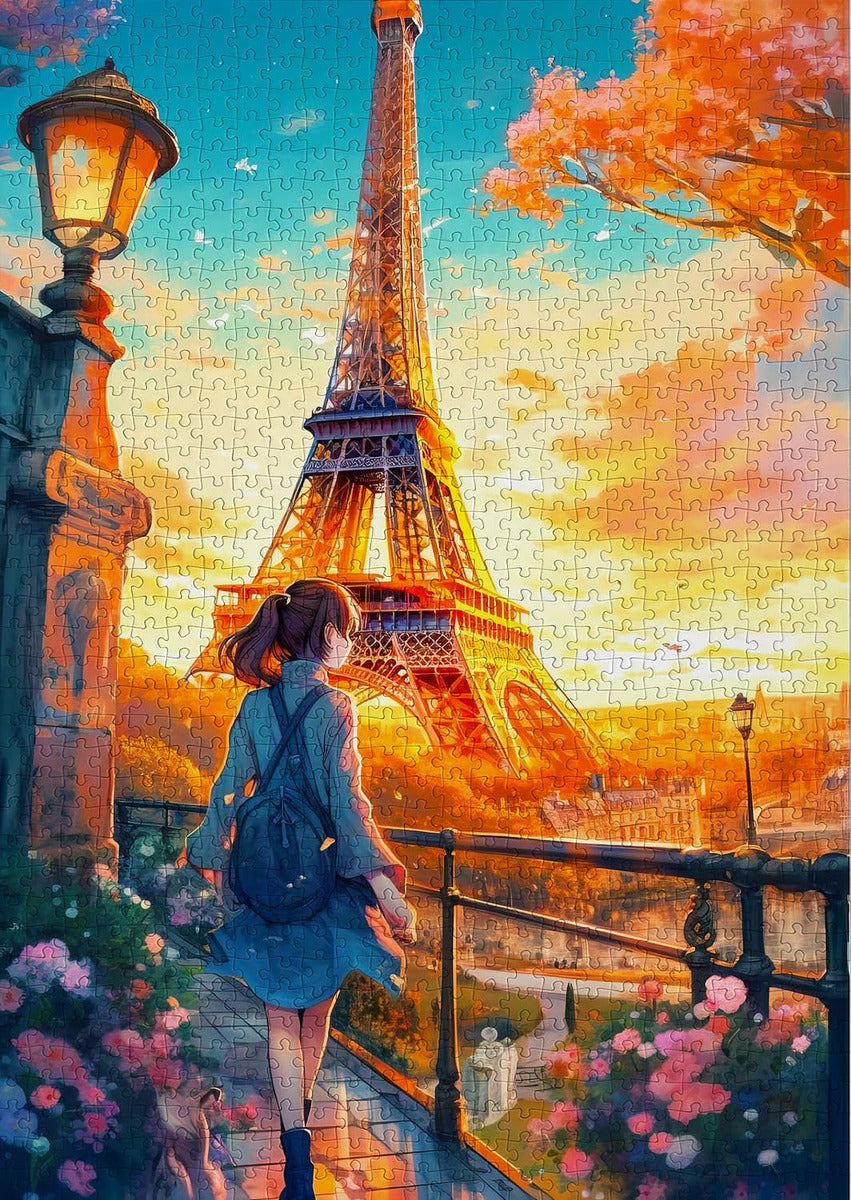 Rompecabezas París Al Atardecer 1000 Piezas Enjoy Puzzle