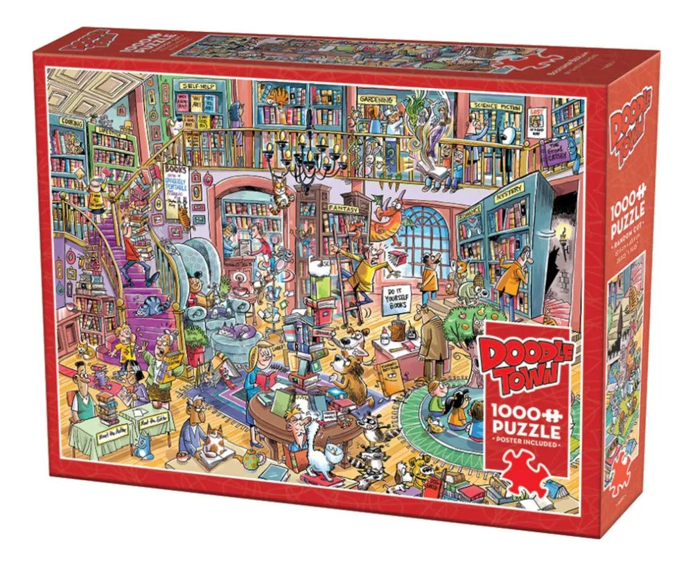 Cobble Hill Rompecabezas 1000 P Doodletown Caos En  Librería