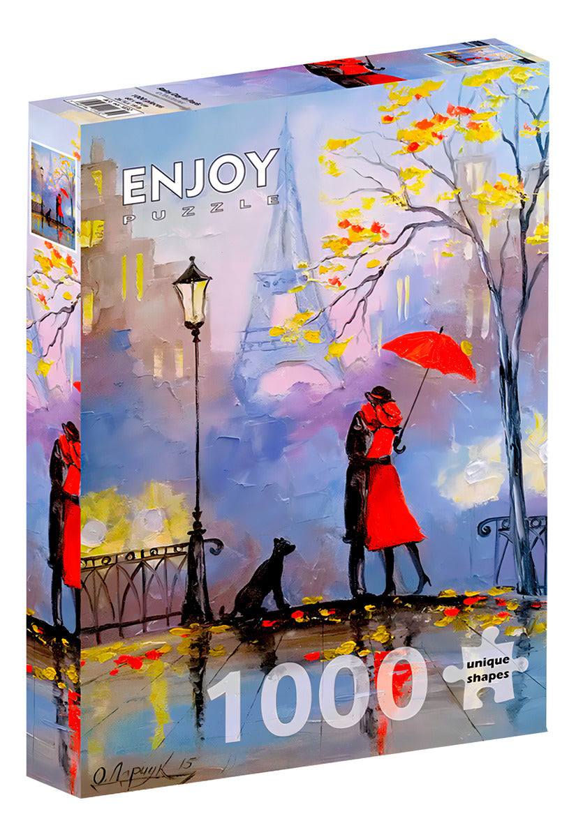 Rompecabezas Enjoy Puzzle Día Lluvioso En París 1832 De 1000 Piezas