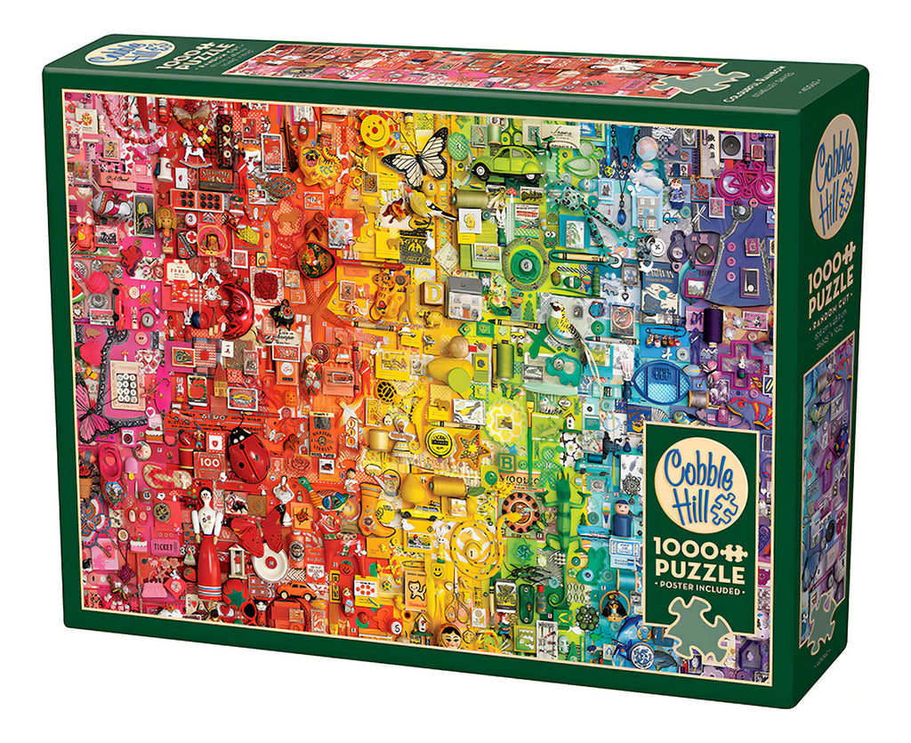Rompecabezas Colores Todo Arcoiris Cobble Hill 1000p Rainbow
