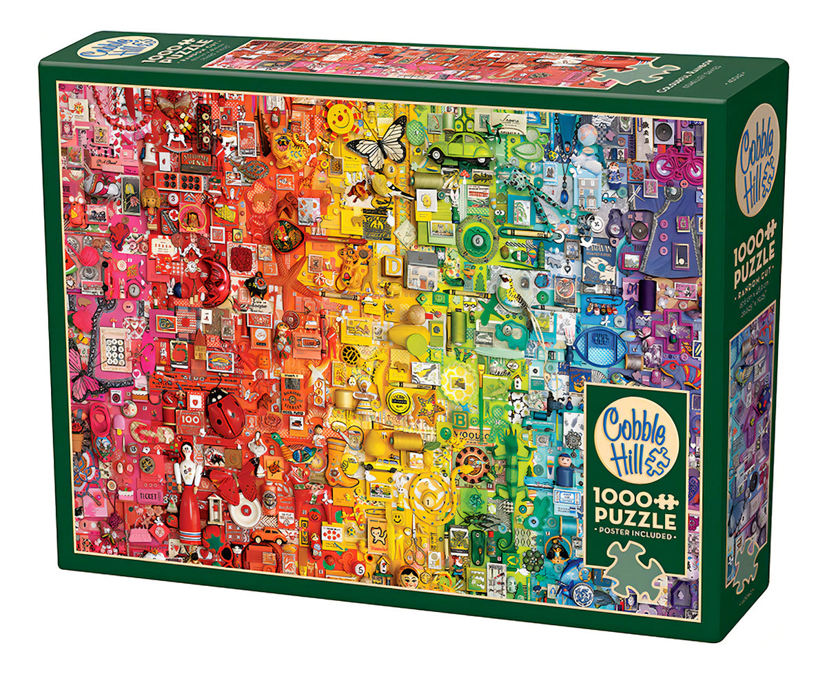 Rompecabezas Colores Todo Arcoiris Cobble Hill 1000p Rainbow